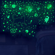 849Pcs Glow in The Dark Stars Wall Stickers