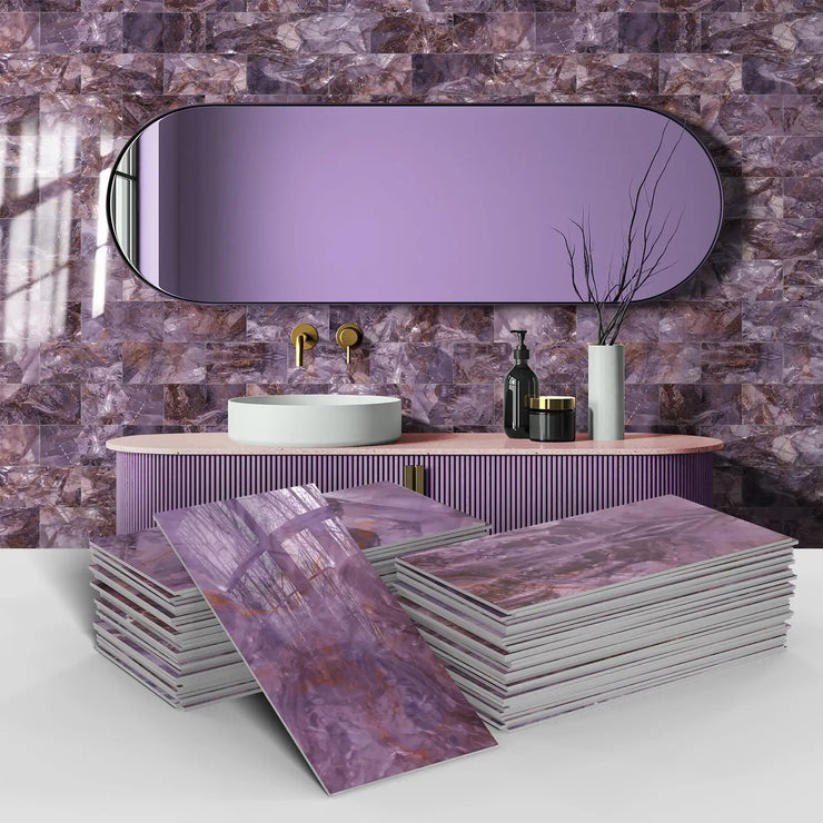 16/32/64PCS Marble Thicker Self-Adhesive Tile Stickers