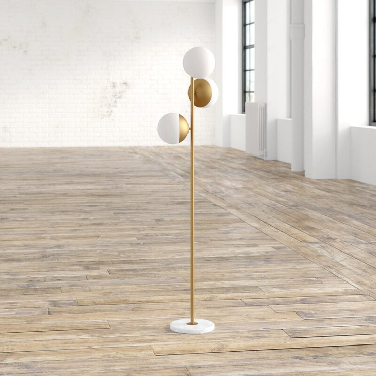 Triclipse Black Floor Lamp