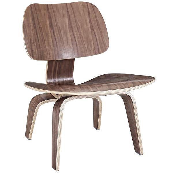 Eames Inspired Molded Plywood LCW Lounge Chair
