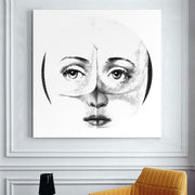 Retro Fornasetti Inspired Cavas Art