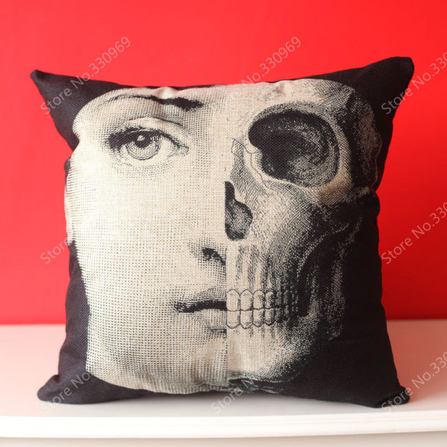 Vintage Fornasetti Style Cushion Cover