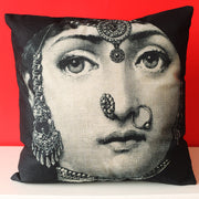 Vintage Fornasetti Style Cushion Cover