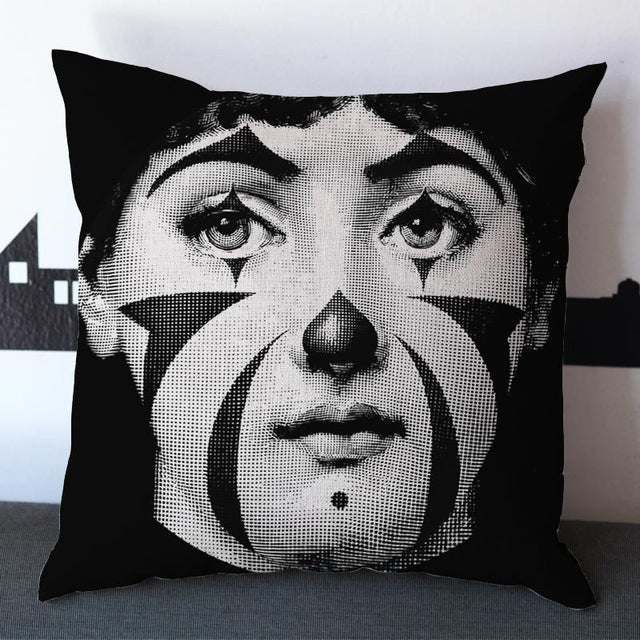 Vintage Fornasetti Style Cushion Cover