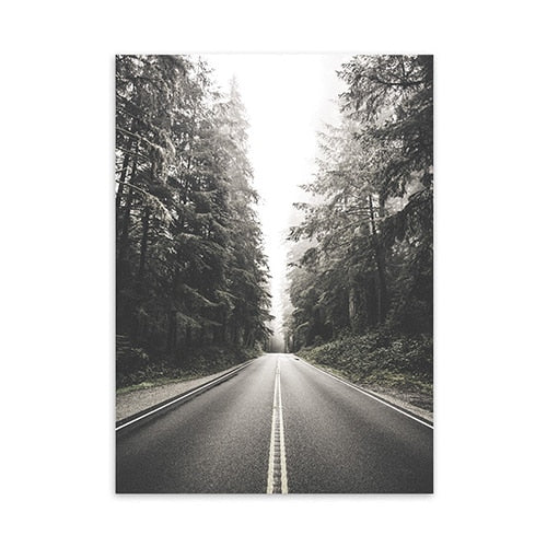 Black and White Minimal Art