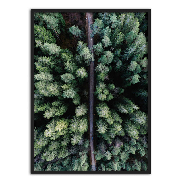 Scandinavian Forest And Quote Canvas