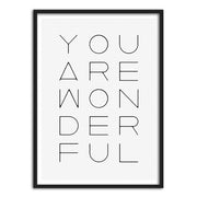 Scandinavian Forest And Quote Canvas