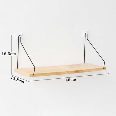 Stylish Wooden and Metal Shelf