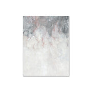 Pastel Pink and Grey Abstract Art