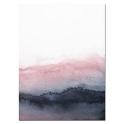 Pink Blue Abstract Poster Prints Blush Pink and Grey Wall Art Canvas Painting Nordic Scandinavian Picture for Bedroom Decor