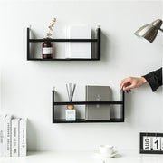 Nordic Style Wooden Storage Rack Shelves Bedroom TV Wall Hanging Storage Holder Flower Pot Book Shelf Home Decor Room Organizer
