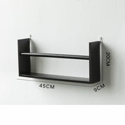 Nordic Style Wooden Storage Rack Shelves Bedroom TV Wall Hanging Storage Holder Flower Pot Book Shelf Home Decor Room Organizer